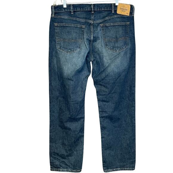 Denizen by Levi’s jeans denim 285 relaxed fit dark wash comfy stretch size 38 - Picture 2 of 5